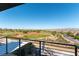 Scenic balcony view overlooking the baseball field and city beyond at 5436 Succulent Rose Dr, Las Vegas, NV 89135