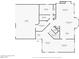 First floor plan featuring a spacious living room, dining room, kitchen, garage, and bedrooms at 5832 Ivy Vine Ct, Las Vegas, NV 89141