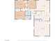 Detailed floor plan showcasing the layout of the bedrooms, bathrooms, and living areas at 5921 Halifax Ave, Las Vegas, NV 89107
