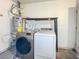 Laundry room with washer and dryer hookups and water heater at 6215 Don Zarembo Ave, Las Vegas, NV 89108