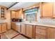 Functional kitchen featuring a large sink, ample counter space, and modern appliances at 6931 Leon Ave, Las Vegas, NV 89131