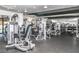 Community gym boasts lots of exercise equipment and weights at 7012 Bright Springs Ct, Las Vegas, NV 89113