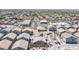 Expansive aerial view of a new neighborhood featuring diverse home styles and well-maintained landscaping at 7890 Aurora Sky St # 1, North Las Vegas, NV 89084