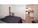 Cozy bedroom view into a well-equipped, bright kitchen at 7890 Aurora Sky St # 1, North Las Vegas, NV 89084