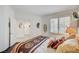 A bedroom boasts large shuttered windows for natural light at , Las Vegas, NV 89118