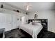 Comfortable bedroom features plush bedding, neutral walls, and ceiling fan at , Las Vegas, NV 89118