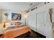 Inviting bedroom with a window, artwork, and closet at , Las Vegas, NV 89118