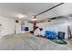 Large garage offers built-in storage cabinets, an automatic door, and ample space at , Las Vegas, NV 89118