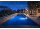 Beautiful backyard pool with fence offering privacy and security at 1413 Iron Hills Ln, Las Vegas, NV 89134