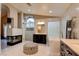 Beautiful primary bathroom featuring double vanities, soaking tub, separate shower and modern finishes at 1701 Tesara Vista Pl, Las Vegas, NV 89128