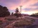 Exterior shot of land with trees and a mountain backdrop at sunset at 1930 N Murphy St, Pahrump, NV 89060
