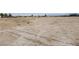 Desert landscape of land with tire tracks, shrubs and grasses at 1930 N Murphy St, Pahrump, NV 89060