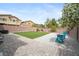 Backyard features a patio and green turf, perfect for outdoor living at 2208 Dale Bumpers Ct, North Las Vegas, NV 89081