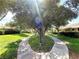 Lush green common area with mature trees and manicured landscaping at 2480 Domingo St, Las Vegas, NV 89121