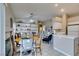 Open-concept: Dining area connected to the living room and kitchen at 2595 Fort Lauderdale Dr, Las Vegas, NV 89156