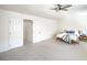 Large main bedroom featuring ample space, natural light, and neutral carpet at 2713 Beachside Ct, Las Vegas, NV 89117