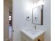 Bathroom boasts new countertops, lighting, fixtures and contemporary design at 3151 Soaring Gulls Dr # 1053, Las Vegas, NV 89128