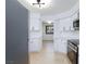 Open kitchen featuring white cabinets and modern stainless steel appliances at 3151 Soaring Gulls Dr # 1053, Las Vegas, NV 89128