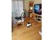 Cozy living room with natural light, wood floors, and entertainment setup at 3425 E Russell Rd # 161, Las Vegas, NV 89120