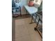 Patio space with neutral tile, foldable table and plants at 3425 E Russell Rd # 161, Las Vegas, NV 89120