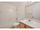 Standard bathroom includes a shower-tub combination and vanity with ample counter space at 3619 Bixbee Ct, Las Vegas, NV 89129