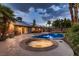 Sparkling pool and spa with a covered patio, perfect for outdoor relaxation and entertaining at 3619 Bixbee Ct, Las Vegas, NV 89129