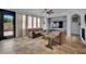 Cozy living room featuring tile floors, neutral walls and a large TV at 4330 Oasis Hill Ave, North Las Vegas, NV 89085