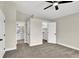 Large bedroom showcasing carpeted floors and an ensuite bathroom and closet nearby at 4375 Pittsfield St, Las Vegas, NV 89115
