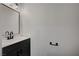 Bathroom featuring a modern sink, vanity, and fixtures at 4419 Fairmont Cir, Las Vegas, NV 89147