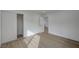 Bright bedroom features wood-look flooring, closet, and white walls at 4419 Fairmont Cir, Las Vegas, NV 89147