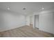 This bedroom features wood-look flooring, recessed lighting and closet at 4419 Fairmont Cir, Las Vegas, NV 89147