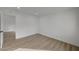 Cozy bedroom featuring wood-look floors and neutral paint at 4419 Fairmont Cir, Las Vegas, NV 89147