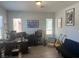 Home office with hardwood floors, natural light, and neutral paint at 5404 Scandia Lore Ct, Las Vegas, NV 89130