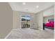 Bedroom with balcony access and adjacent bedroom visible at 63 Harrison Rose Ct, Las Vegas, NV 89110