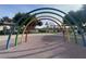 Colorful playground equipment provides a fun recreational space for children and families at 6459 Rusticated Stone Ave # 103, Henderson, NV 89011