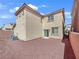 Spacious backyard with gravel landscaping, a patio area, and an open view at 6537 Ditmars St, Las Vegas, NV 89166