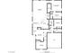 Detailed floor plan showcasing the layout of the home, including room dimensions and overall square footage at 748 Dellenbaugh Ct, Las Vegas, NV 89178