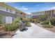 Beautiful condo common area with grilling station and sidewalks at 778 Oakmont Ave # 312, Las Vegas, NV 89109