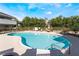 A stunning community pool surrounded by greenery offers a refreshing escape and enhances the living experience at 778 Oakmont Ave # 312, Las Vegas, NV 89109