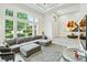 Bright living room boasts large windows and an open concept floor plan at 801 Aquitaine Ct, Las Vegas, NV 89145