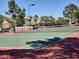 Enjoy a match on this well-maintained tennis court, perfect for active living in a landscaped surrounding at 8070 W Russell Rd # 1028, Las Vegas, NV 89113