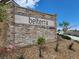 Entrance sign for Belterra at Skye Canyon neighborhood at 8870 Sasquatch Run Ave, Las Vegas, NV 89166