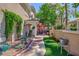 Cozy backyard patio with artificial turf, perfect for outdoor gatherings at 915 Graceful Moon Ave, Henderson, NV 89015