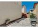 Enclosed backyard offering a private outdoor space with a low-maintenance landscape design at 1007 Shades End Ave, North Las Vegas, NV 89081