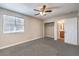 Bright bedroom with closet and adjacent bathroom provides a practical and comfortable layout at 10636 Colter Bay Ct, Las Vegas, NV 89129