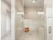 The luxury home has a frameless glass walk-in shower at 11152 San Terrazo Pl, Las Vegas, NV 89141