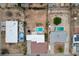 Aerial view of house and neighborhood featuring backyard pools at 138 Palma Del Rio, Las Vegas, NV 89110