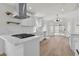 Gourmet kitchen with stainless steel appliances and quartz countertops at 1705 Imperial Cup Dr, Las Vegas, NV 89117