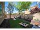 Backyard featuring lawn games and xeriscape garden at 2198 Maderno St, Henderson, NV 89044