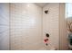 Bathroom with white subway tile shower and tub at 2198 Maderno St, Henderson, NV 89044